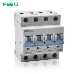 4P 63A DC मिनी आइसोलेटर स्विच