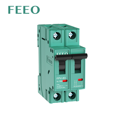 DC MCB 2P 550VDC 10KA सर्किट ब्रेकर