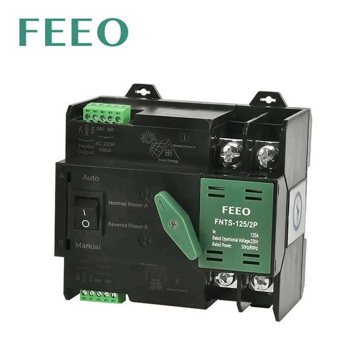 630v AC 100A 2P ATS Dual Power Automatic Transfer Switch