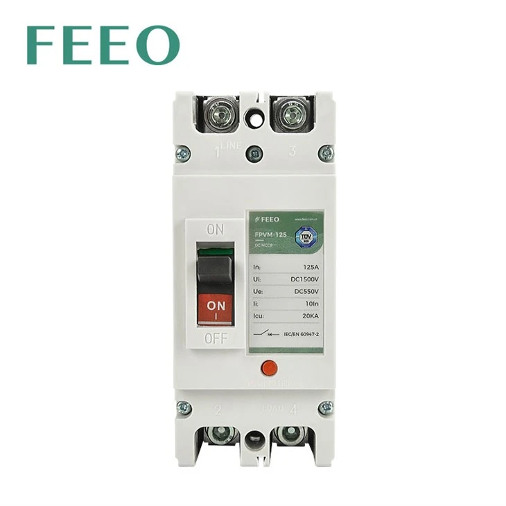 Solar 125A 250A 550V 2P DC MCCB