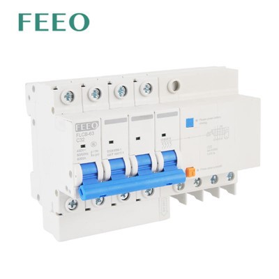 4P FLCB-63 RCCB RCD प्रकार C 10KA 63A
